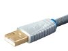 Monoprice 33464 USB cable 78.7" (2 m) USB A USB B Blue4