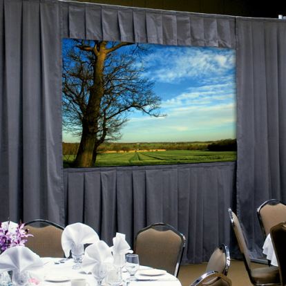 Da-Lite Fast-Fold Deluxe Drapery Presentation Kits projection screen 201" 16:91