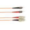 Black Box 3-M, ST-SC fiber optic cable 118.1" (3 m) OM1 Orange1