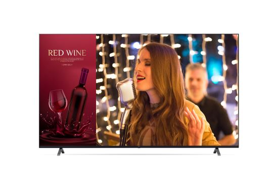 LG 65UR640S9UD signage display Digital signage flat panel 65" Wi-Fi 400 cd/m² 4K Ultra HD Blue Built-in processor Web OS1