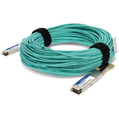 AddOn Networks MFA1A00-E020-AO InfiniBand cable 787.4" (20 m) QSFP28 Aqua color, Silver1