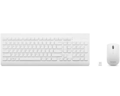 Lenovo GX30W75336 keyboard Mouse included USB + Bluetooth QWERTY White1