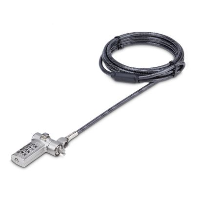 StarTech.com UNIVC4D-LAPTOP-LOCK cable lock Black, Silver 78.7" (2 m)1