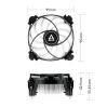 ARCTIC Alpine 17 LP Processor Air cooler 3.46" (8.8 cm) Aluminum, Black 1 pc(s)6