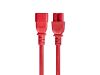 Monoprice 33656 power cable Red 71.7" (1.82 m) IEC 320 IEC C131