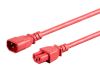 Monoprice 33656 power cable Red 71.7" (1.82 m) IEC 320 IEC C132