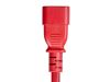 Monoprice 33656 power cable Red 71.7" (1.82 m) IEC 320 IEC C133