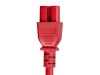 Monoprice 33656 power cable Red 71.7" (1.82 m) IEC 320 IEC C134