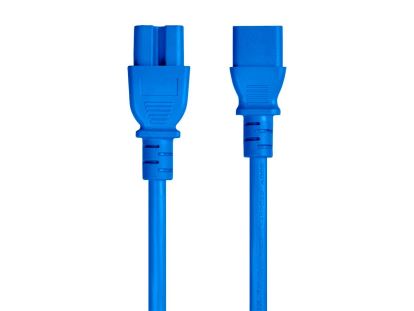 Monoprice 33658 power cable Blue 71.7" (1.82 m) C14 coupler C15 coupler1