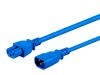 Monoprice 33658 power cable Blue 71.7" (1.82 m) C14 coupler C15 coupler2