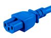 Monoprice 33658 power cable Blue 71.7" (1.82 m) C14 coupler C15 coupler5