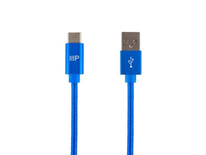 Monoprice 38913 USB cable 70.9" (1.8 m) USB 2.0 USB A USB C Blue1