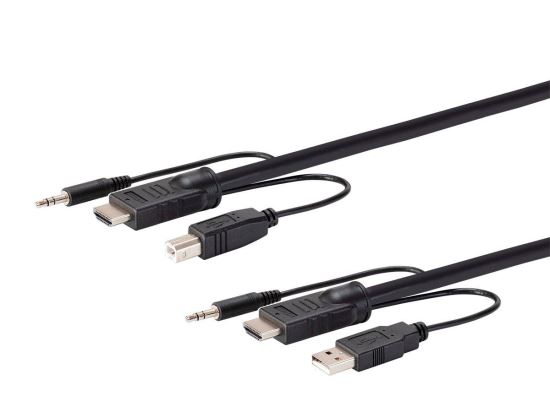 Monoprice Switch Series KVM cable Black 17.7" (0.45 m)1