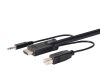 Monoprice Switch Series KVM cable Black 118.1" (3 m)3