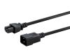 Monoprice 40065 power cable Black 70.9" (1.8 m) IEC C20 C15 coupler2