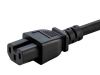 Monoprice 40065 power cable Black 70.9" (1.8 m) IEC C20 C15 coupler5