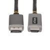 StarTech.com 133DISPLAYPORTHDMI21 video cable adapter 78.7" (2 m) DisplayPort HDMI Black, Silver5