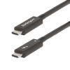 StarTech.com A40G2MB-TB4-CABLE Thunderbolt cable 78.7" (2 m) 40 Gbit/s Black1