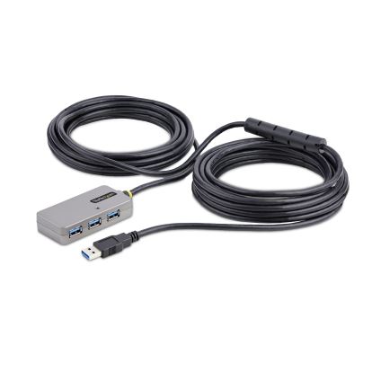 StarTech.com U01043-USB-EXTENDER interface hub USB 3.2 Gen 1 (3.1 Gen 1) Type-A 5000 Mbit/s Black, Silver1