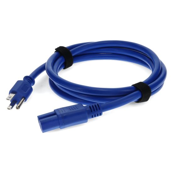 AddOn Networks ADD-515P2C1514AWG8FTBE power cable Blue 96.1" (2.44 m) NEMA 5-15P IEC C151