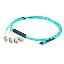 AddOn Networks ADD-MPO-4LC5M5OM4-3MBO fiber optic cable 196.9" (5 m) LC OM4 Aqua color1