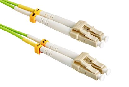 Axiom AXG100288 fiber optic cable 78.7" (2 m) 2x LC OFNR OM5 Lime1