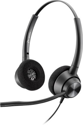 HP Poly EncorePro 320 with Quick Disconnect Binaural Headset Wired Head-band Calls/Music USB Type-A Black1