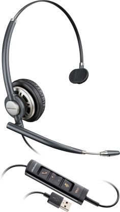 HP Poly EncorePro 715 USB-A Monoaural Headset Wired Head-band Calls/Music Black1