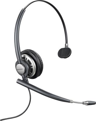 HP Poly EncorePro 710D with Quick Disconnect Monoaural Digital Headset Wired Head-band Calls/Music Black1