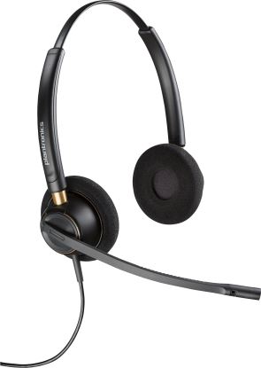 HP Poly EncorePro 520D with Quick Disconnect Binaural Digital Headset Wired Head-band Calls/Music1