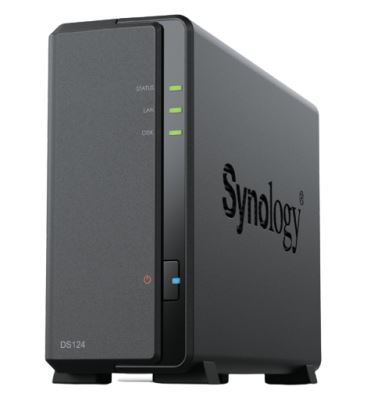 Synology DiskStation DS124 NAS/storage server Desktop Ethernet LAN Black RTD1619B1
