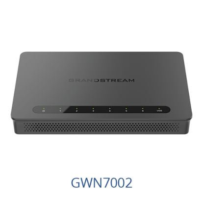 Grandstream Networks GWN7002 wired router 2.5 Gigabit Ethernet, Gigabit Ethernet Black1