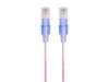 Monoprice SlimRun networking cable Pink 35.4" (0.9 m) Cat6a U/UTP (UTP)2