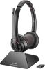 HP Poly Savi 8220 Microsoft Teams Certified UC DECT USB-A Headset Wireless Head-band Office/Call center Bluetooth Charging stand Black1