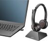 HP Poly Savi 8220 Microsoft Teams Certified UC DECT USB-A Headset Wireless Head-band Office/Call center Bluetooth Charging stand Black3