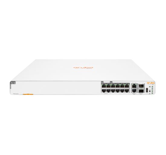 HPE Aruba Instant On 1960 8p 1G Class 4 4p SR1G/2.5G Class 6 PoE 2p 10GBASE-T 2p SFP+ 480W Managed Gigabit Ethernet (10/100/1000) Power over Ethernet (PoE) 1U1