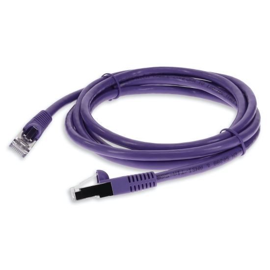 AddOn Networks ADD-3FCAT6S-PE-TAA networking cable Purple 35.8" (0.91 m) Cat61