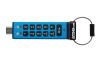 Kingston Technology IronKey Keypad 200 USB flash drive 256 GB USB Type-C 3.2 Gen 1 (3.1 Gen 1) Blue3