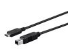 Monoprice 33457 USB cable 78.7" (2 m) USB 2.0 USB C USB B Black2