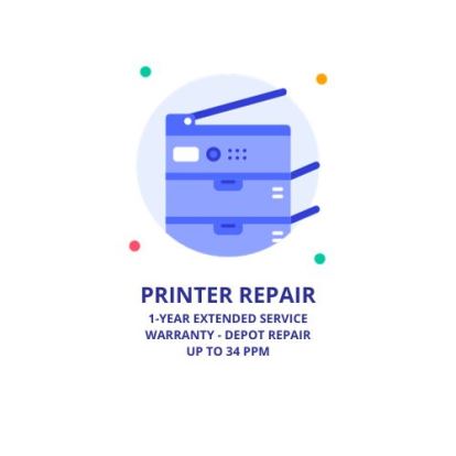 Monthly Subscription for a One-Year Extended Service Warranty Depot Repair - A4 Printer/MFP Up-To 34 Pages per Minute1