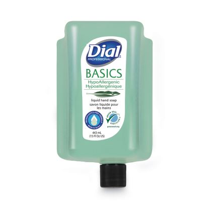 Basics MP Free Liquid Hand Soap Refill for Versa Dispensers, Unscented, 15 oz Refill Bottle1