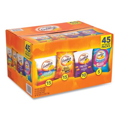 Goldfish Sweet and Savory Variety Pack, Assorted Flavors, 45/Carton, Ships in 1-3 Business Days1