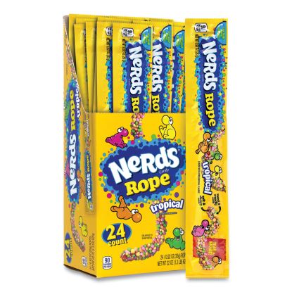 Nerds Rope Candy, Tropical, 0.92 oz Bag, 24/Carton, Ships in 1-3 Business Days1