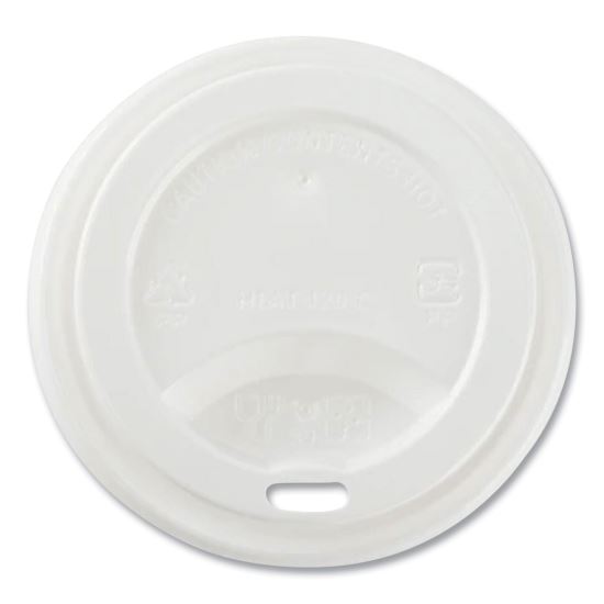 Hot Cup Lids, Fits 8 oz Paper Hot Cups, Sipper Lid, White, 1,000/Carton1