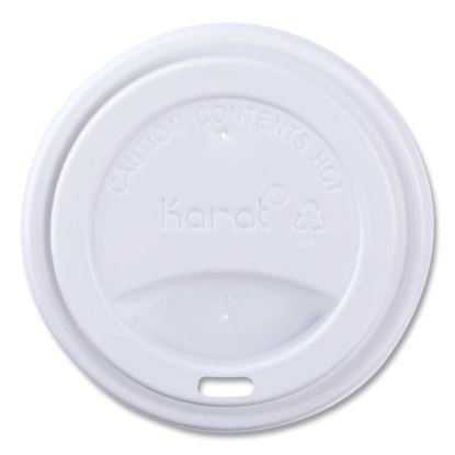 Hot Cup Lids, Fits 10 oz to 24 oz Paper Hot Cups, Sipper Lid, White, 1,000/Carton1