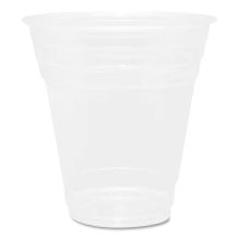 PET Plastic Cups, 98 mm Rim Diameter, 12 oz, Clear, 1,000/Carton1