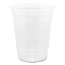 PET Plastic Cups, 92 mm Rim Diameter, 12 oz, Clear, 1,000/Carton1