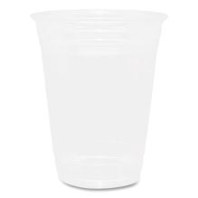 PET Plastic Cups, 16 oz, Clear, 1,000/Carton1