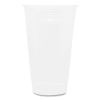 PET Plastic Cups, 24 oz, Clear, 600/Carton1