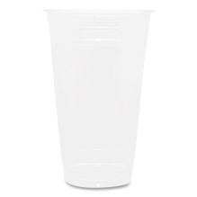 PET Plastic Cups, 24 oz, Clear, 600/Carton1